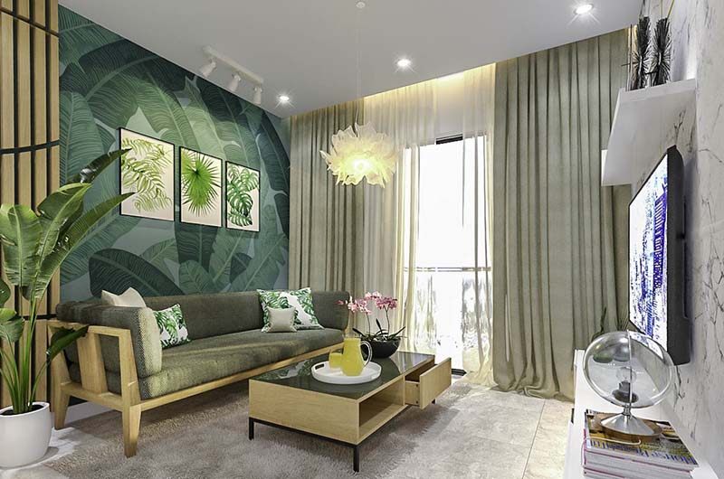 Xu hướng thiết kế nội thất phong cách tropical 