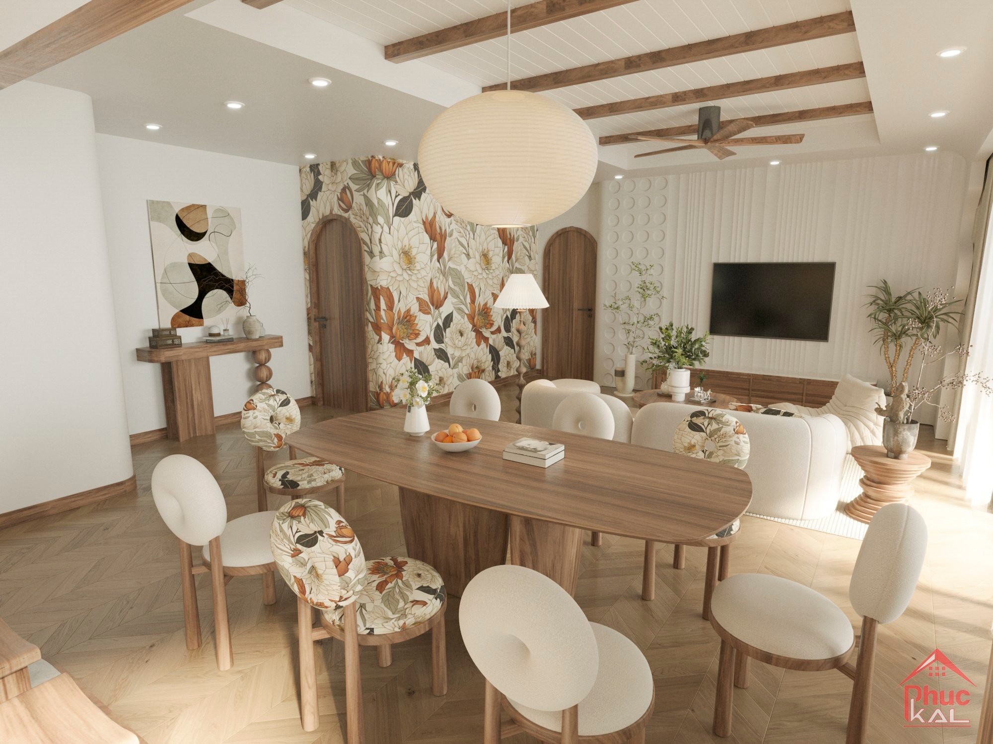 Không gian thiết kế theo phong cách Wabi-Sabi