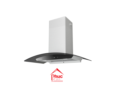 MÁY HÚT MÙI KÍNH CONG GẮN TƯỜNG - ĐIỀU KHIỂN CẢM ỨNG BU2002A