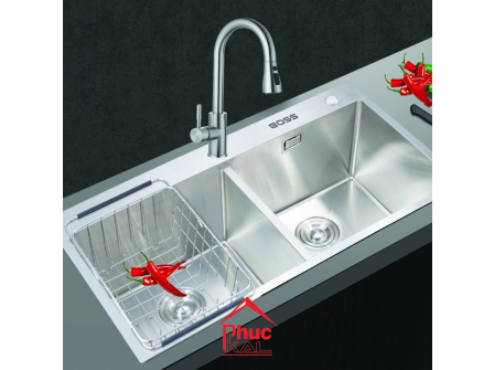 CHẬU ĐÚC 2 HỐ CÂN DƯƠNG BÀN BC8245