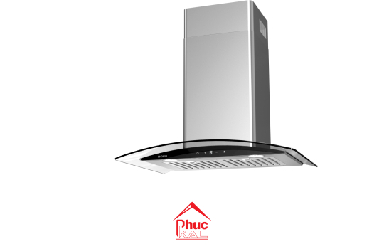 MÁY HÚT MÙI KÍNH CONG GẮN TƯỜNG - ĐIỀU KHIỂN CẢM ỨNG BU2001A