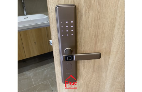 Khóa vân tay Bosch ID 30B EU AMBER GOLD APP (Màu vàng đồng)