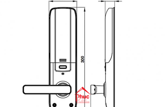 Khóa điện tử EL7800 PLUS Hafele 912.20.569