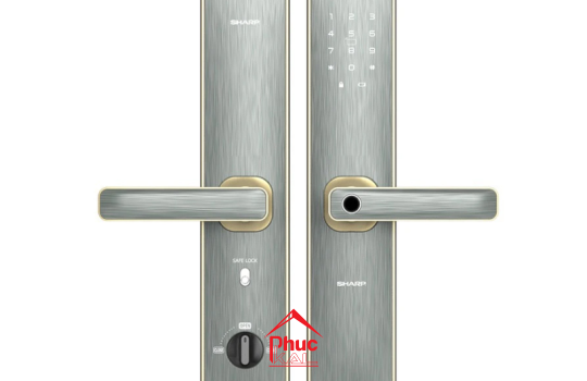 KHOÁ VÂN TAY THÔNG MINH SHARP A2-B VÀNG (GOLD)