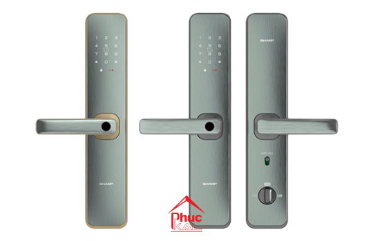 KHOÁ VÂN TAY THÔNG MINH SHARP A2-B XÁM (GRAY)