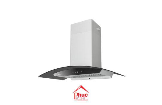 MÁY HÚT MÙI KÍNH CONG GẮN TƯỜNG - ĐIỀU KHIỂN CẢM ỨNG BU2002A